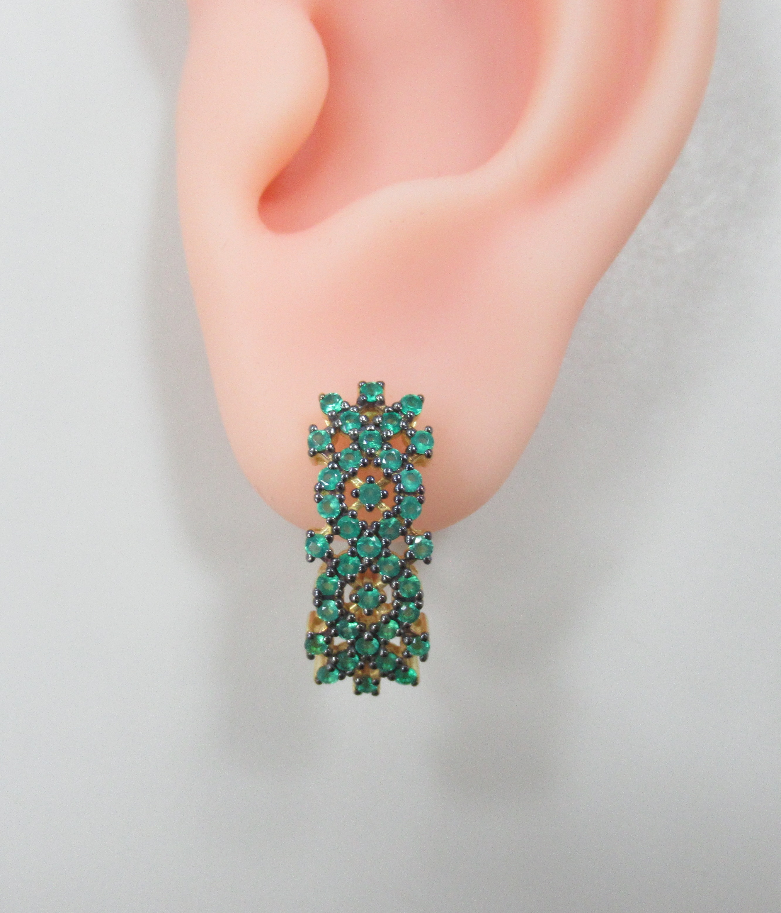 Серебряные серьги с агатами